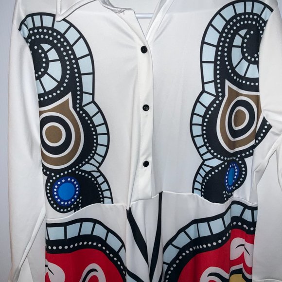 Butterfly Maxi Dress 2x NWOT - Picture 7 of 9